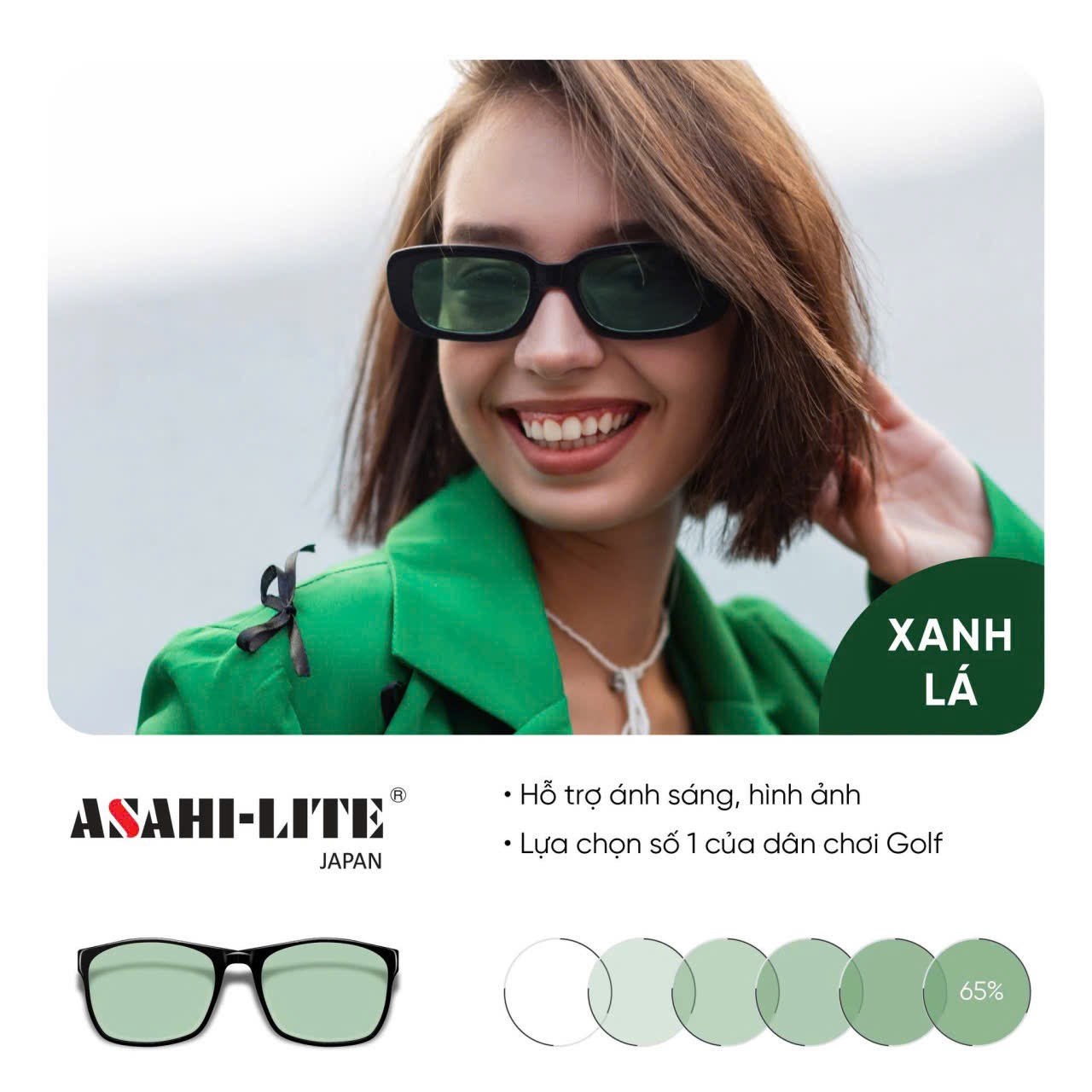 Tròng đổi màu ASAHI-LITE