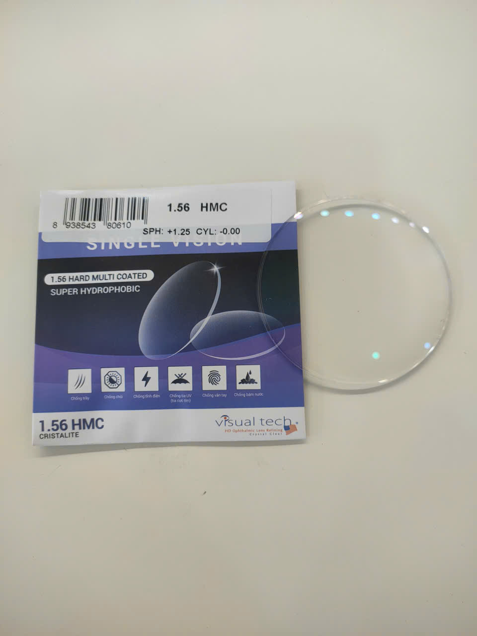 Tròng kính Visual tech 1.56