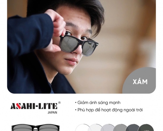 Tròng đổi màu ASAHI-LITE