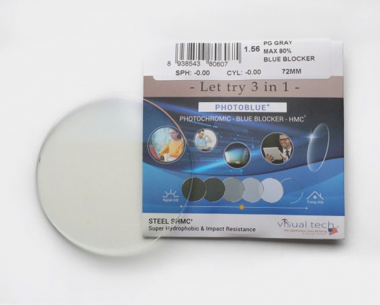 Tròng kính Visutech 1.56 đổi màu